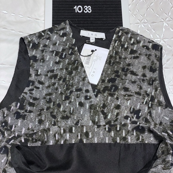 IRO Corie Metallic Fil Coupe Dress - Picture 9 of 9